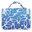 Blue Fish Water Aquarium Satchel Handbag View3