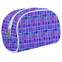 Background Mosaic Purple Blue Make Up Case (medium) by danenraven