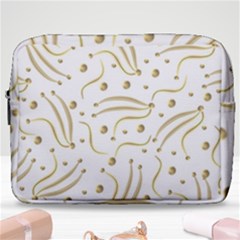 Illustration Pattern Seamless Golden 3d Make Up Pouch (large) by danenraven