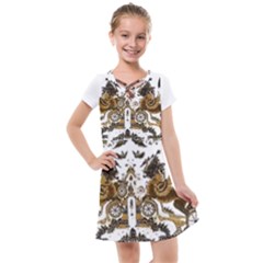 Im Fourth Dimension Colour 73 Kids  Cross Web Dress by imanmulyana