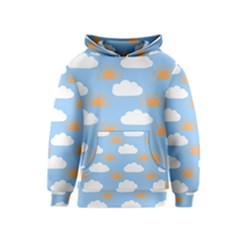 Sun And Clouds  Kids  Pullover Hoodie by ConteMonfreyShop