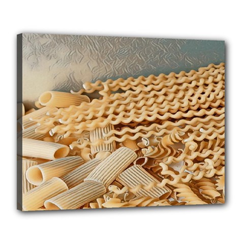 Pasta La Vista, Baby! - Italian Food Canvas 20  X 16  (stretched) by ConteMonfrey