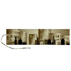 Architecture City House Roll Up Canvas Pencil Holder (l) by Jancukart