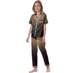 Lightfocus Kids  Satin Short Sleeve Pajamas Set by Sparkle