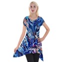 Cobalt delta Short Sleeve Side Drop Tunic View1