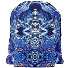 Cobalt Arabesque Giant Full Print Backpack by kaleidomarblingart