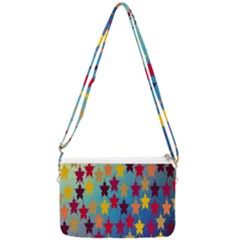 Abstract-flower,bacground Double Gusset Crossbody Bag by nateshop