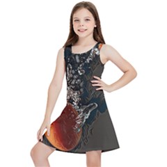 Fresh Water Tomatoes Kids  Lightweight Sleeveless Dress by ConteMonfrey