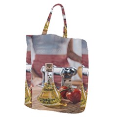 Healthy Ingredients - Olive Oil And Tomatoes Giant Grocery Tote by ConteMonfrey