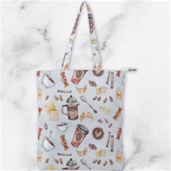 Coffee Coffeemania Caffeine Double Zip Up Tote Bag by Wegoenart