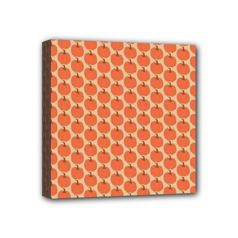 Cute Pumpkin Small Mini Canvas 4  X 4  (stretched) by ConteMonfrey