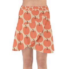 Cute Pumpkin Wrap Front Skirt by ConteMonfrey