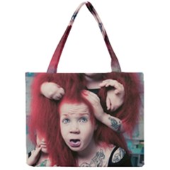 Creepy Monster Student At Classroom Mini Tote Bag by dflcprintsclothing