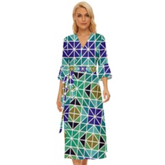 Mosaic 3 Midsummer Wrap Dress by nateshop