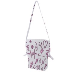 Pink Folding Shoulder Bag by nateshop