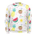 Pineapple And Watermelon Summer Fruit Men s Sweatshirt View1