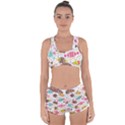 Candy Background Cartoon Racerback Boyleg Bikini Set View1