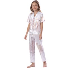 Buildings, Building City Building Condominium Skyscraper Kids  Satin Short Sleeve Pajamas Set by Jancukart