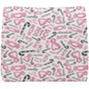 Candy Pink Black-cute Sweat Seat Cushion View1