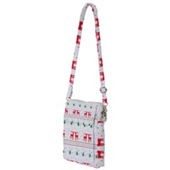 Christmas Illustration Texture Pattern Multi Function Travel Bag by danenraven