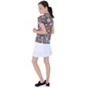 Illustration Shape Tribal Pattern Round Women s Polo Tee View2