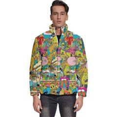 Cartoon Wallpapers Men s Puffer Bubble Jacket Coat by Jancukart