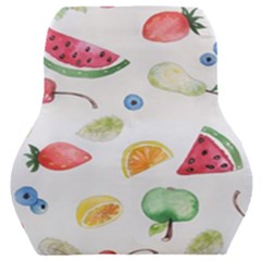 Fruit Summer Vitamin Watercolor Car Seat Back Cushion  by Wegoenart