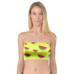 Watermelon Pattern Wallpaper Bandeau Top by Wegoenart