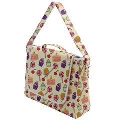 Cupcake Pattern Lollipop Box Up Messenger Bag by Wegoenart