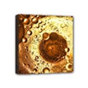 Olive Oil Bubbles Gold Oil Food Mini Canvas 4  x 4  (Stretched) View1