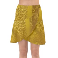 Beer Drink Glass Yellow Cup Bar Wrap Front Skirt by Wegoenart