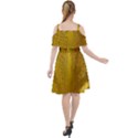 Beer Drink Glass Yellow Cup Bar Cut Out Shoulders Chiffon Dress View2