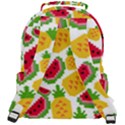 Watermelon Pattern Fruit Summer Rounded Multi Pocket Backpack View3