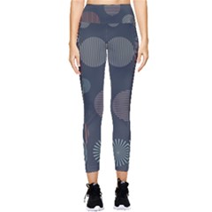 Background Pattern Wallpaper Pocket Leggings  by Wegoenart