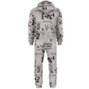 Pattern Wallpaper Math Formula Albert Einstein Hooded Jumpsuit (Men) View2