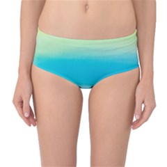 Watercolor Mid-waist Bikini Bottoms by nateshop