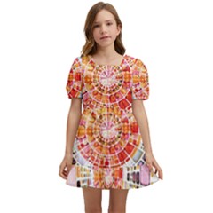 Internet Data Storage Online Kids  Short Sleeve Dolly Dress by Wegoenart