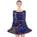 Constellation Horse Dolphin Long Sleeve Velvet Skater Dress View1