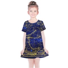 Constellation Horse Dolphin Kids  Simple Cotton Dress by Wegoenart