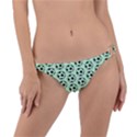 Pattern Ball Soccer Background Ring Detail Bikini Bottom View1