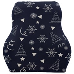 Tree Christmas Xmas Snow Car Seat Velour Cushion  by Ravend