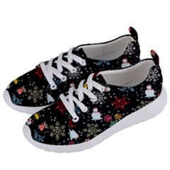 Christmas Thanksgiving Pattern Women s Lightweight Sports Shoes by Ravend