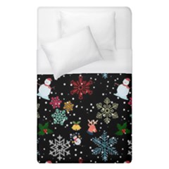 Christmas Thanksgiving Pattern Duvet Cover (single Size) by Ravend