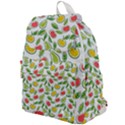 Fruit Fruits Food Illustration Background Pattern Top Flap Backpack View1