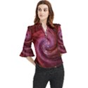 Galaxy Fog Kosmus Universe Loose Horn Sleeve Chiffon Blouse View1