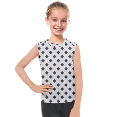 Spades Black And White Kids  Mesh Tank Top by ConteMonfrey