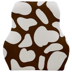 Brown White Cow Car Seat Velour Cushion  by ConteMonfrey