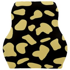 Cow Yellow Black Car Seat Velour Cushion  by ConteMonfrey