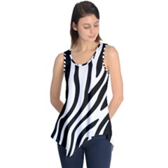 Zebra Vibes Animal Print Sleeveless Tunic by ConteMonfrey