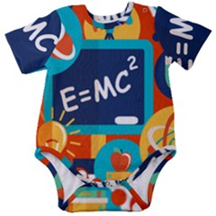 Natural Science Physics Laboratory Formula Baby Short Sleeve Onesie Bodysuit by danenraven